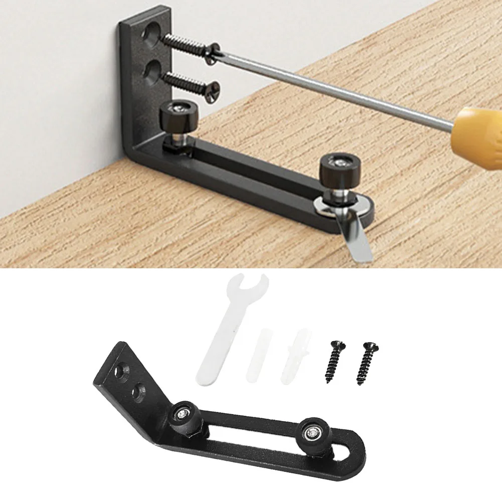 9 X 4 5 X 2 Cm Barn Door Guide Barn Door Hardware Barn Door Stopper Door Stabilization Double wheel Design Easy Installation