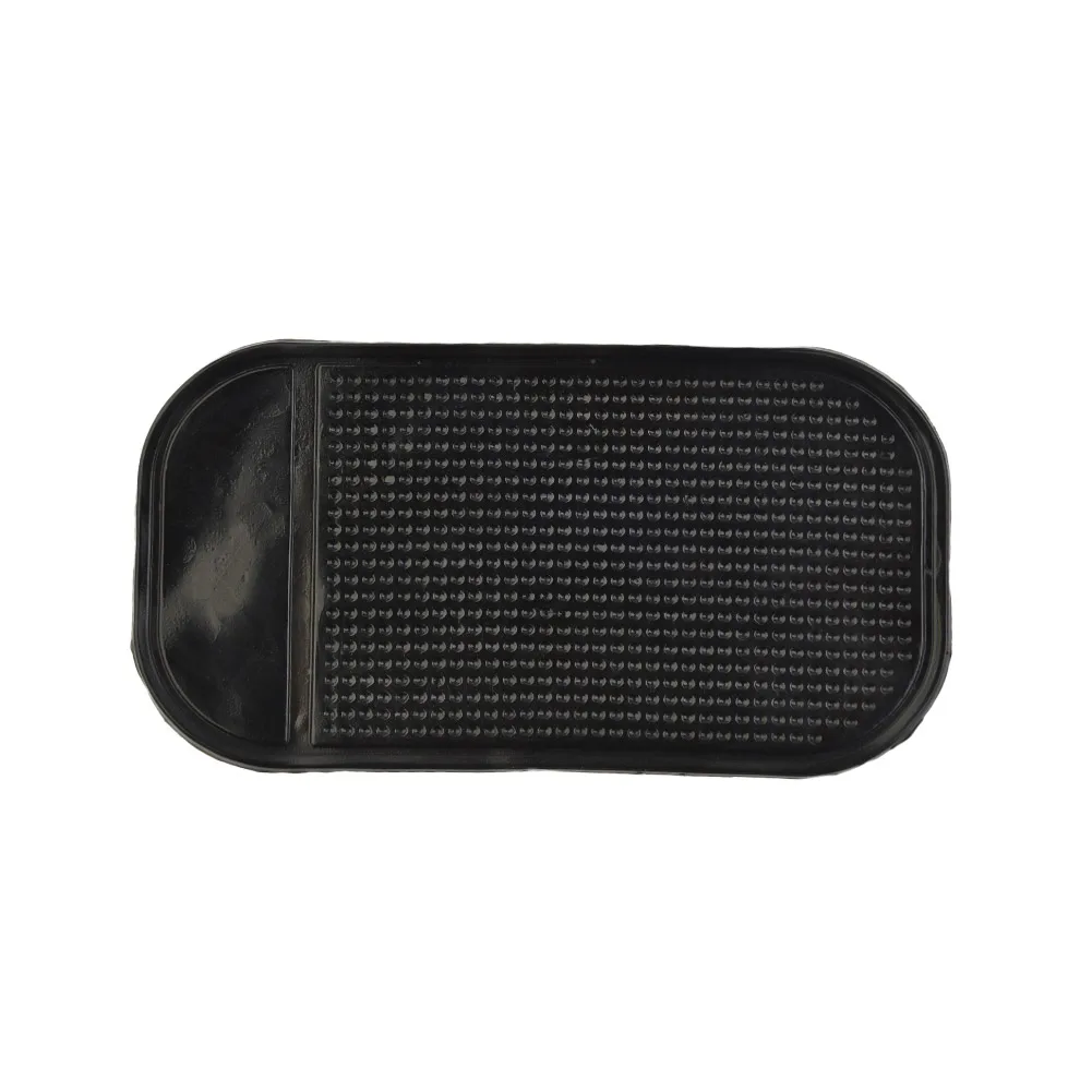 Car Dashboard Bracket Anti-slip Mat For GPS Cell Phone Black Rubber Reusable Removable Recyclable And Washable