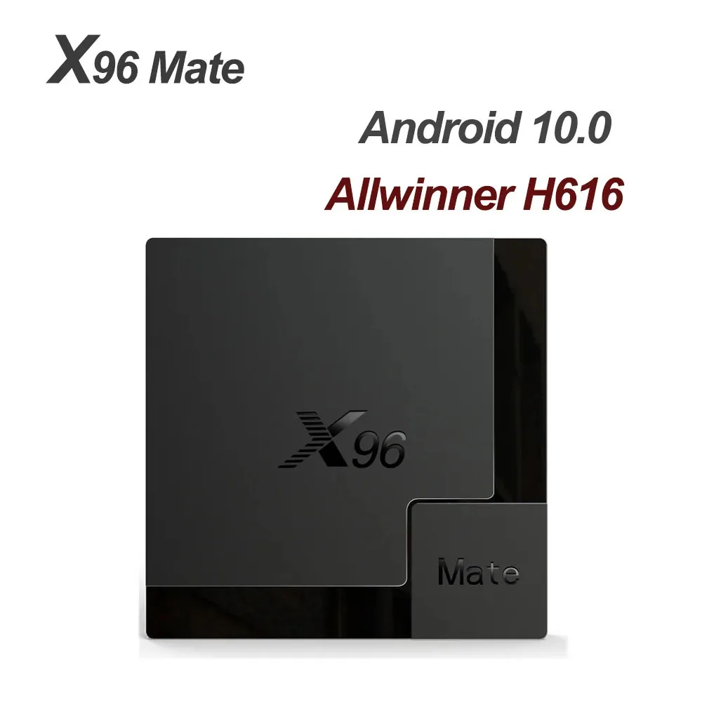 

ТВ-приставка X96 MATE, Android 10,0, 4 + 64 ГБ, Wi-Fi 2,4/5,0 ГГц