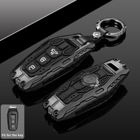 Zinc Alloy Car Key Case Fob Cover for Audi A3 A5 A5L 2025 Q5 Q6 Q6L A6 A6L 2025 Keychain Remote Decoration Bag Shell Accessories