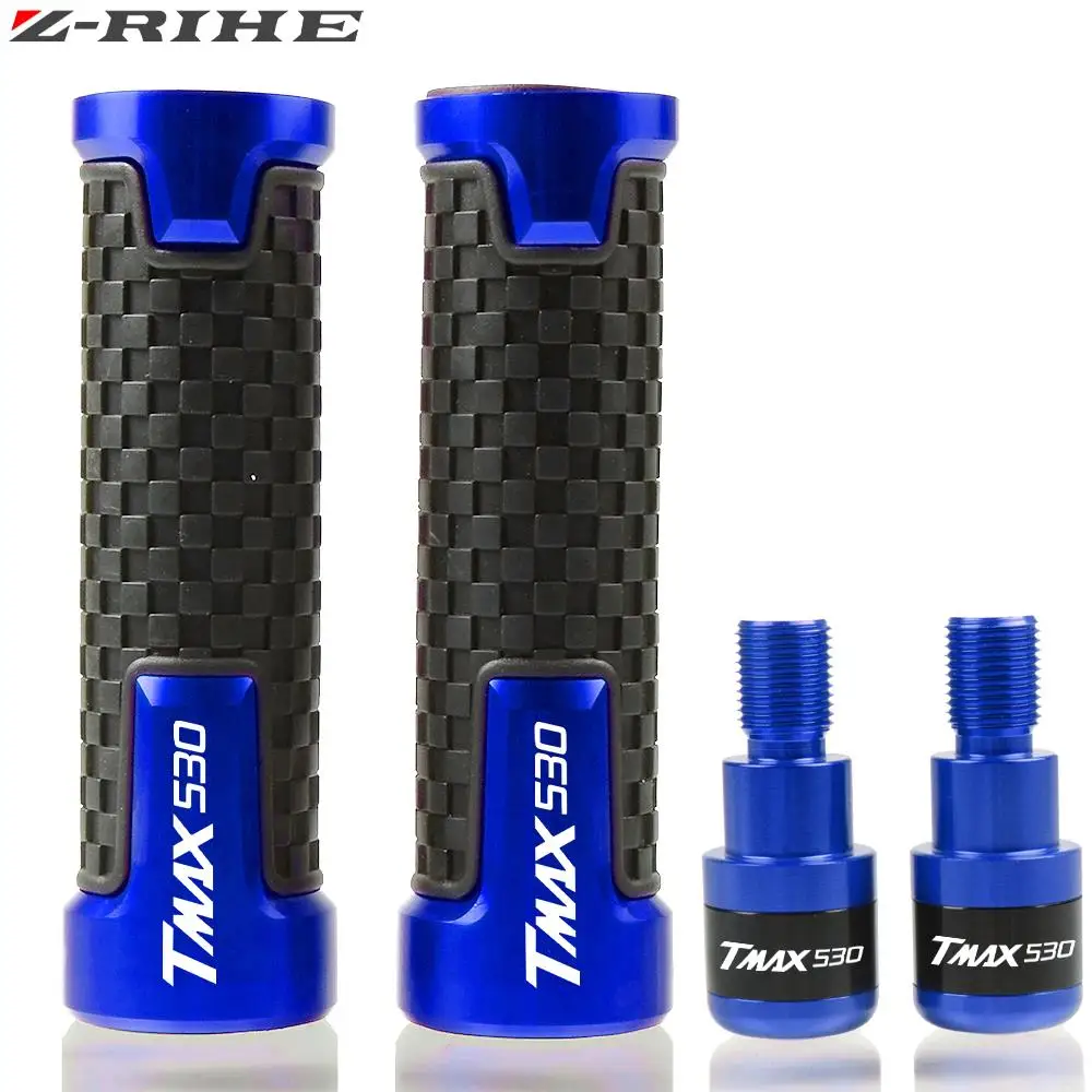 

7/8'' 22MM Motorcycle Accessories For Yamaha TMAX530 TMAX T-MAX 530 CNC Aluminum Handlebar Grips Handles Bar Grips Ends Cap Plug