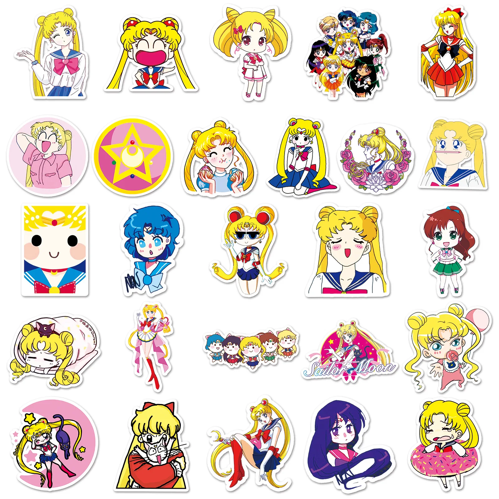51 adet Kawaii Sailor Moon Ani - Phone Accessories Diy incelemesi ve fiyatı
