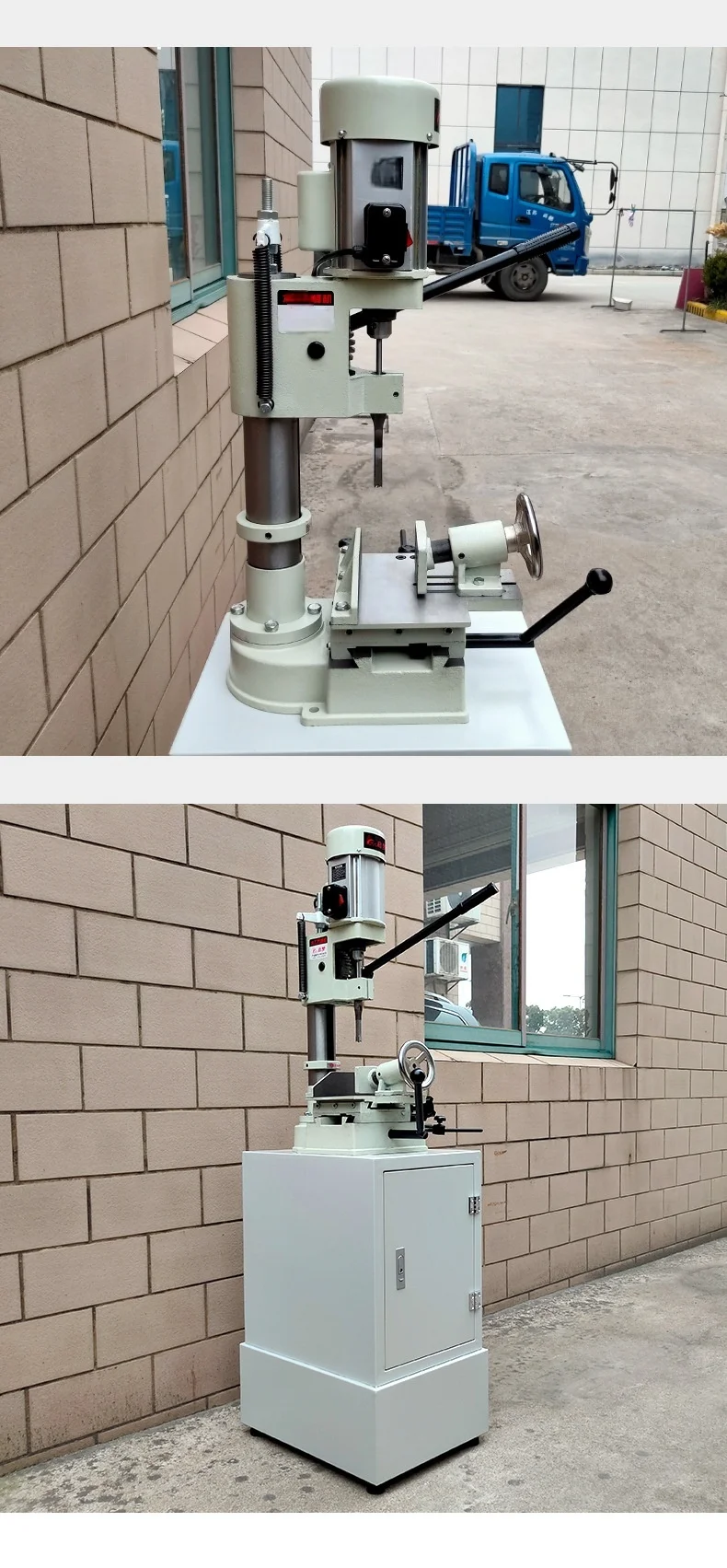 Hole Cutter Slotting Machine Small Bench Drill  Wood Processing Tenon Drill Mortising Machine 1250W Wood Working square