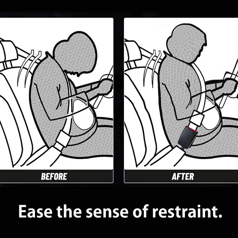 الثقيلة العالمي مقعد حزام موسع كليب 20-22 مللي متر اللسان محول السلامة مشبك تعديل قفل سريع سيارة شاحنة ملحق