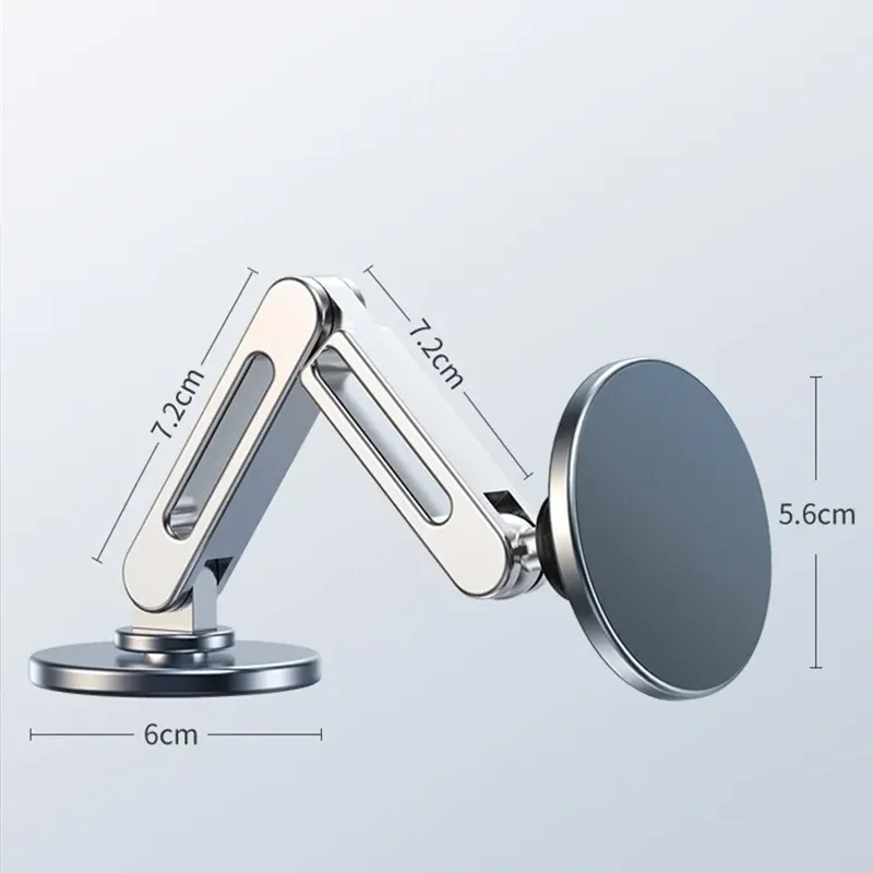 Magnetic Car Phone Holder Stand Magnet Car Mount GPS Smartphone Mobile Support In Car Bracket for Macsafe iPhone16 Pro Samsung