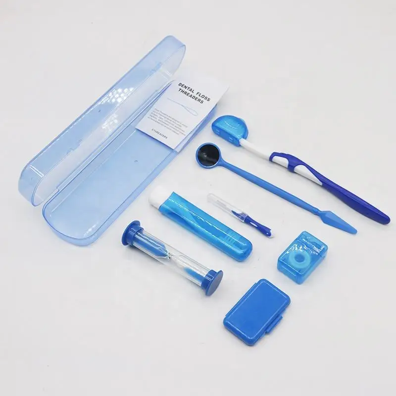 10 x 8pcs/set Oral Cleaning Care Dental Teeth Orthodontic Kits Whitening Tool Portable Outdoor Suit Interdental BrushOral Care