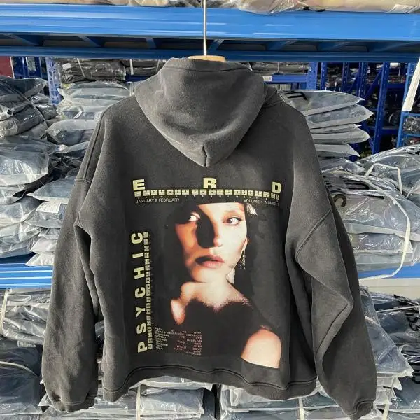 

Спущенная насыщенная толстовка с капюшоном второго поколения в американском стиле High Street, свободная посадка с капюшоном, повседневная молодежная мода