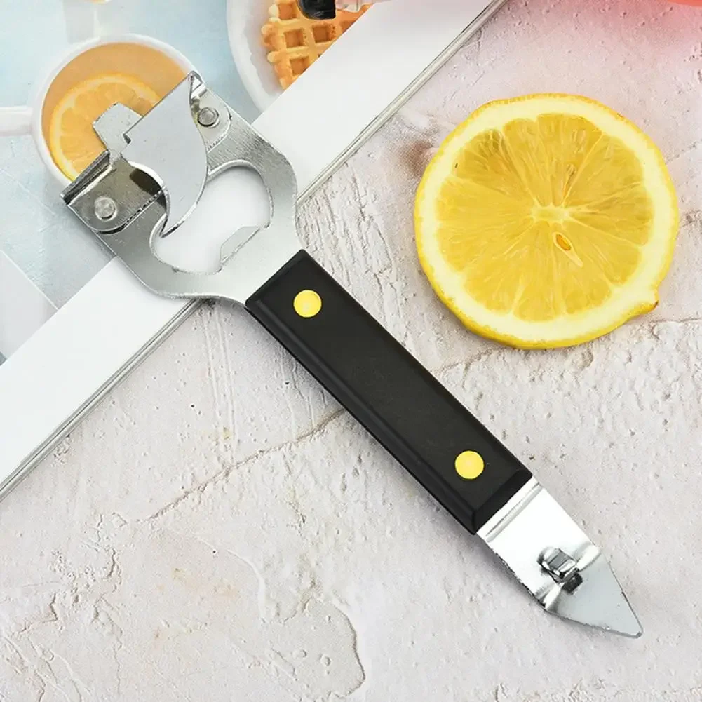 

Rust-Proof Security Seal Bottle Opener Multi-functional 4-in-1 Can Knife Home Creative Stainless Steel Anti-corrosion Can Opener