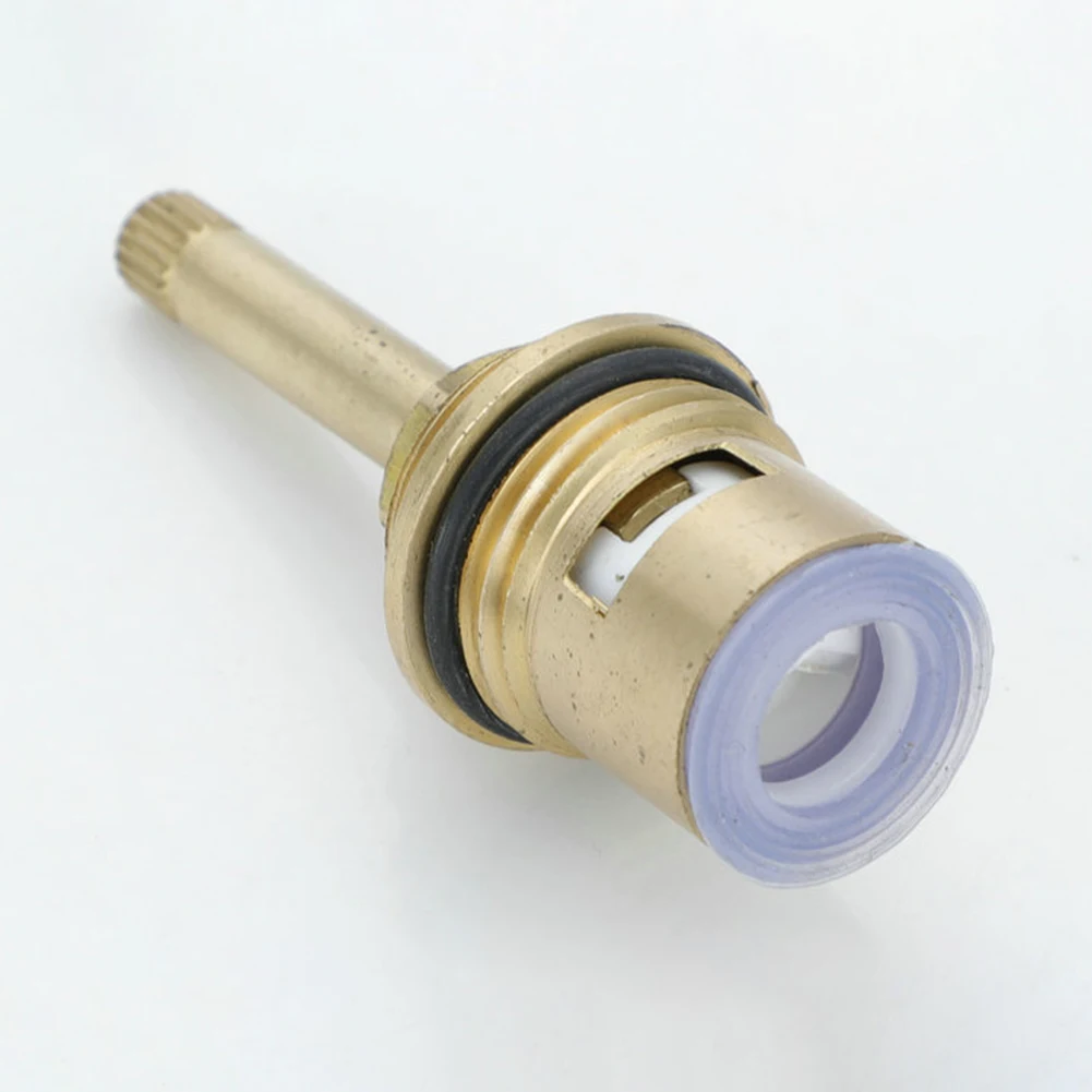 1pcs Brass Tap Valve Core Bathroom Shower Long Handle Replacement Valves Fittings Copper 1/2 Inches Interface Kitchen