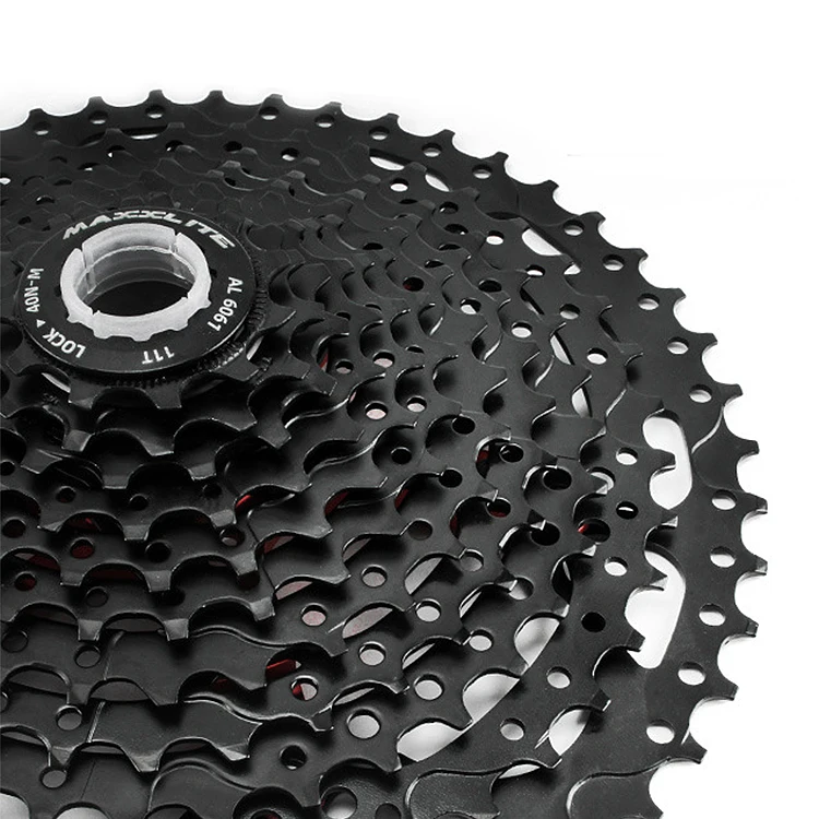 Black 8-12 Speed 11-40 42 46 50T Mountain Bike Bicycle Cassette Flywheel Compatible With HG Hubs For Freewheel Riding