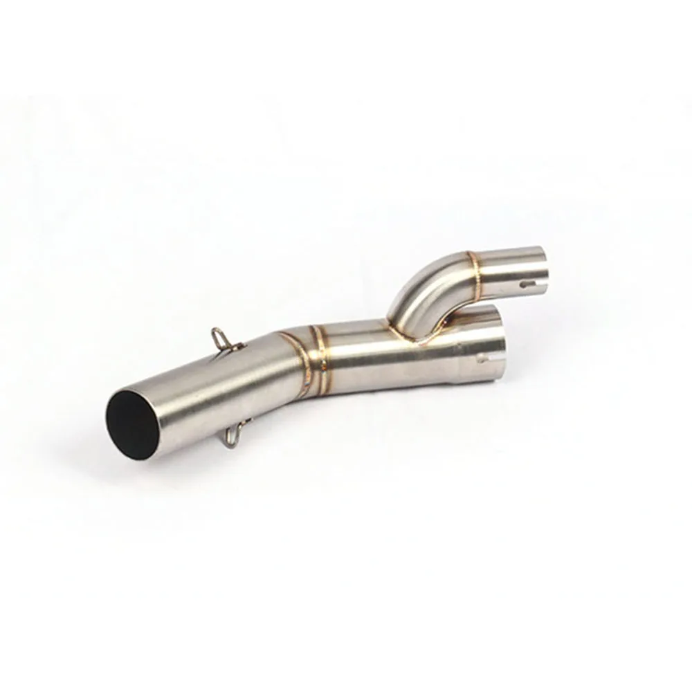 Motorcycle Exhaust slip-on adapter Middle Connect Link Pipe MID tube for 51mm Exhaust Muffler for BMW S1000R S1000RR 2017 2018