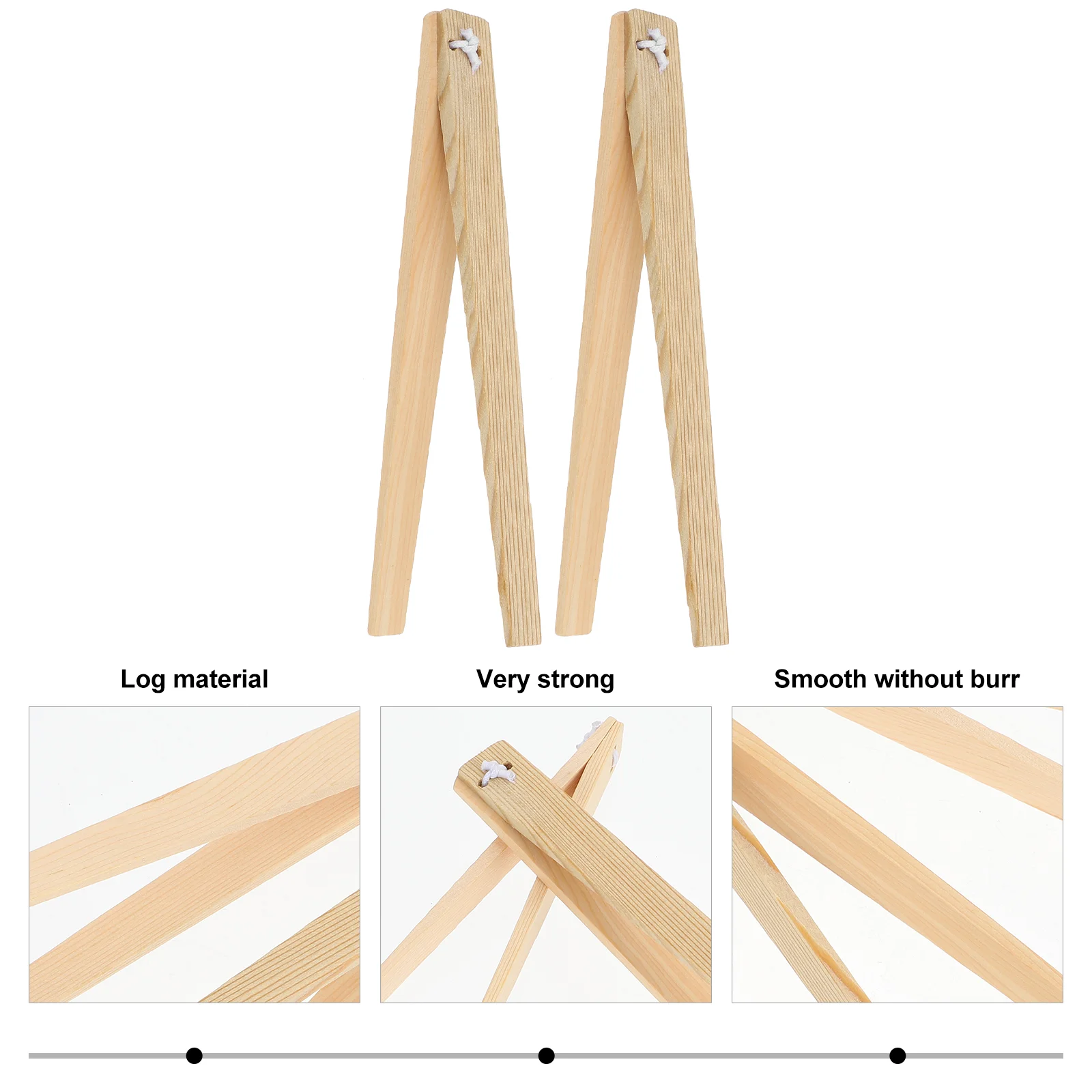 2 Stuks Speelgoed Houten Pincet Voedsel Speelgoed Kinderen Onderwijs Cosplay Onderwijs Hulp Vroege Gift Peuter Kleuters Plezier