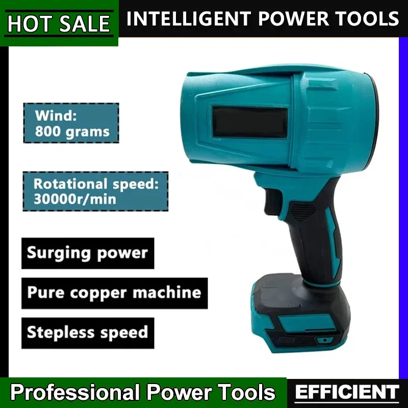 

Аккумуляторный турбовентилятор для чистки автомобиля Fit Makita с подсветкой, 30000 об/мин, 18В, электрический воздуходув-пылесос с высокой скоростью обдува