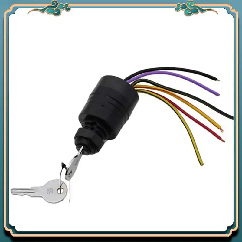 A54P-1Set interruptor de llave de encendido para motores fueraborda Mercury accesorios para barcos marino 6 cables