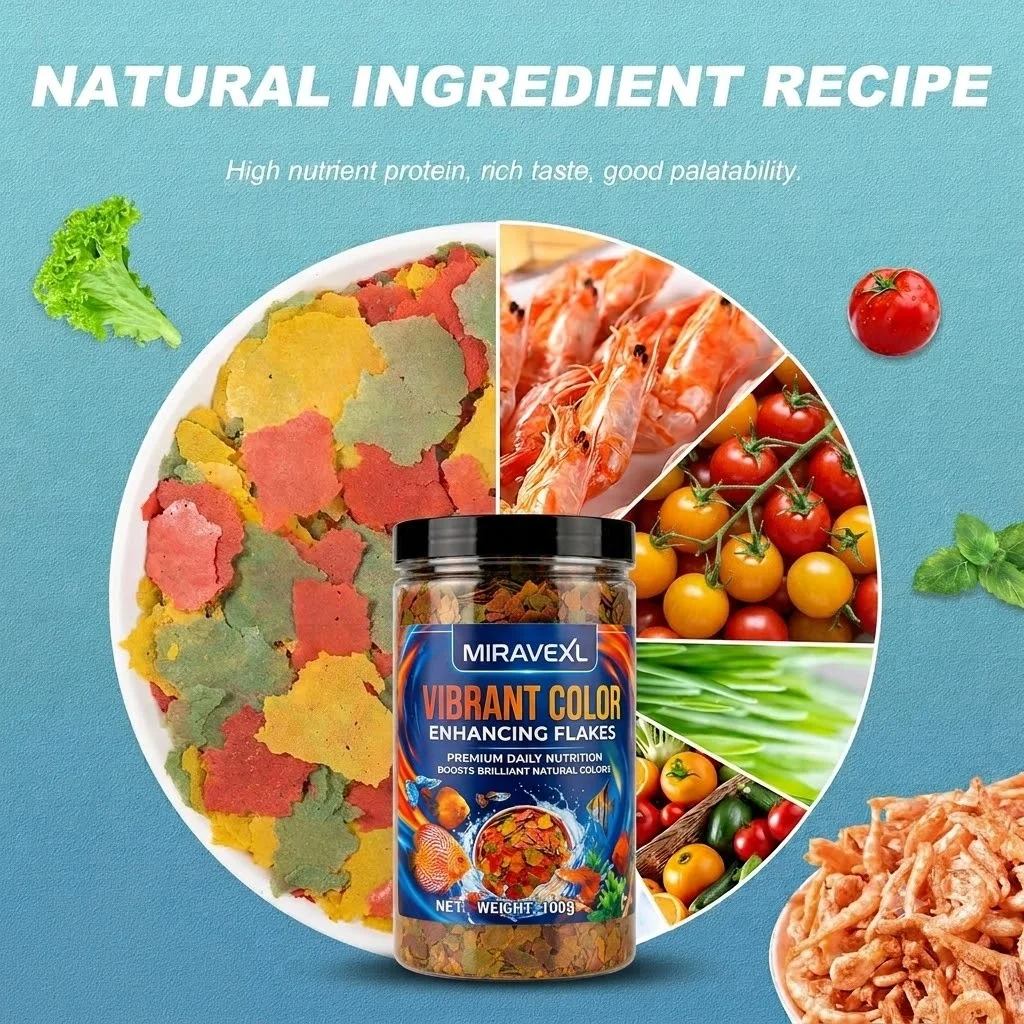MIRAVEXL Canlı Renk Arttırıcı  - Fish Food Flake incelemesi ve fiyatı