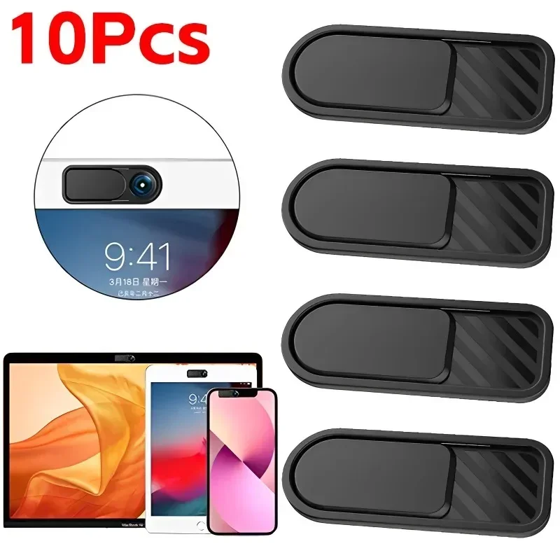 Ultra Thin Laptop Camera Cover Slider Plastic Mobile Phone Lens Privacy Stickers for MacBook IPad Tablet Webcam Protective Cover