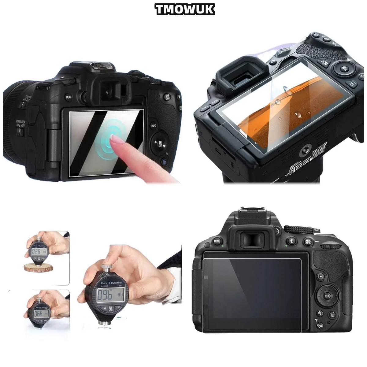 

For Nikon D5100 D5200 LCD Protective Film, High Clarity & Touch Smooth, 9H Toughness.