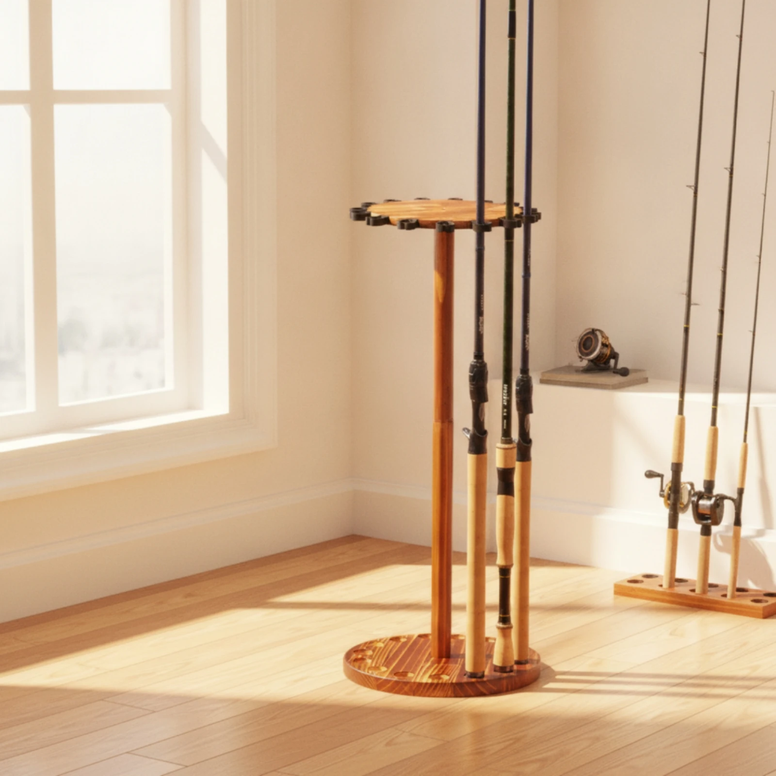 낚싯대 디스플레이 랙 수직 낚싯대 랙 어부, 차고, 상 - Fishing Rod Rack 리뷰 및 가격