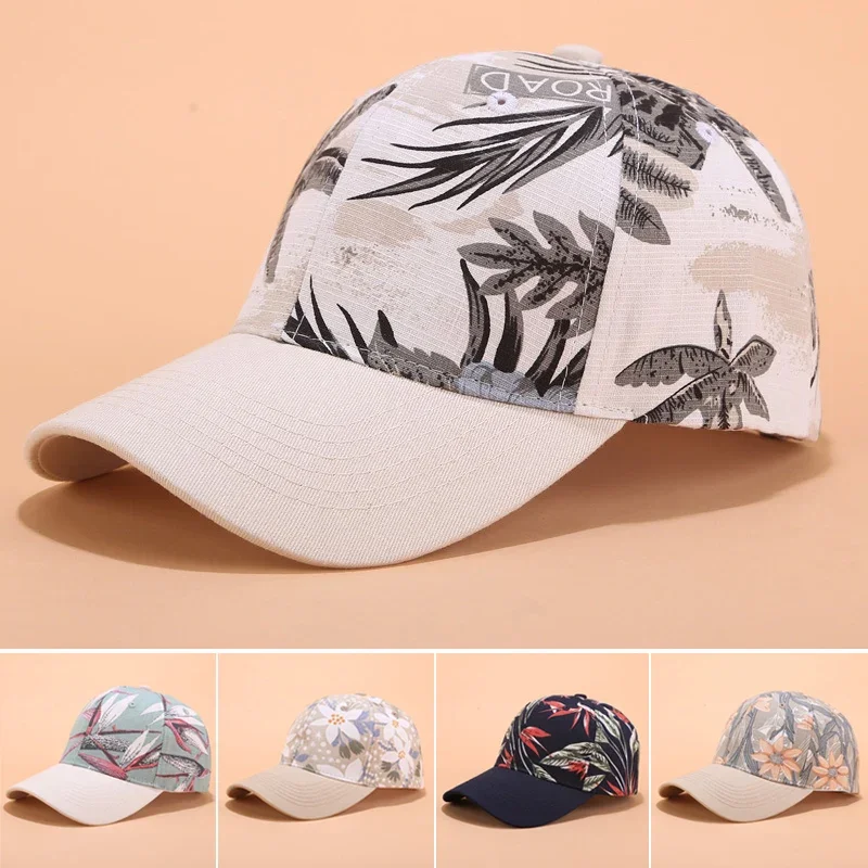 New Baseball Cap Women Flower Embroidery Sun Hats Spring Summer Girls Adjustable Snapback Visor Caps Cap for Women