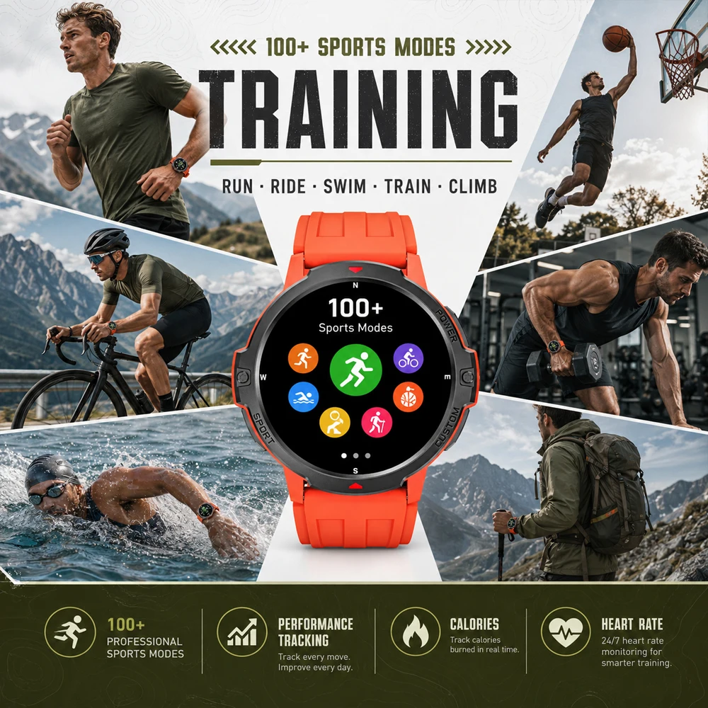2026 NEW 1.46 Inches Military - Timex Watches Smartwatch 评论和价格