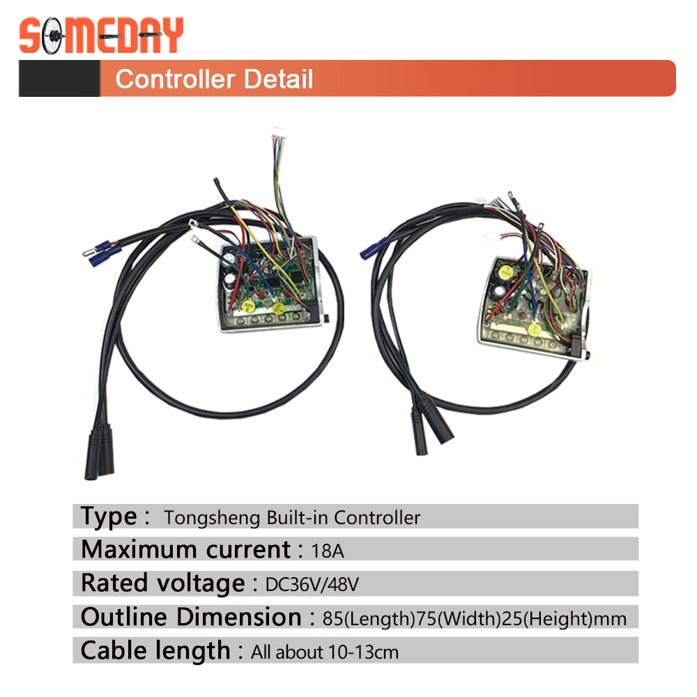 SOMEDAY TongSheng Controller TSDZ2 for replace 36V 250W/350W/500W or 48V 250W/350W/500W Electric Bicycle Mid drive motor