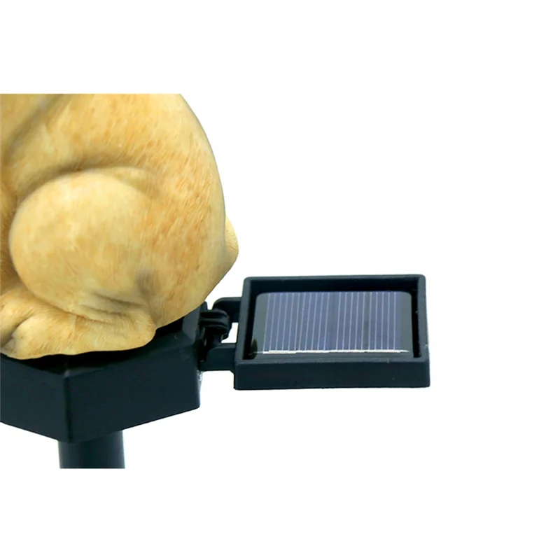AA73 Puppy Solar Lawn Garden Ambience Lamp Outdoor Courtyard Ground-Inserted Landscape Decorative Lamp