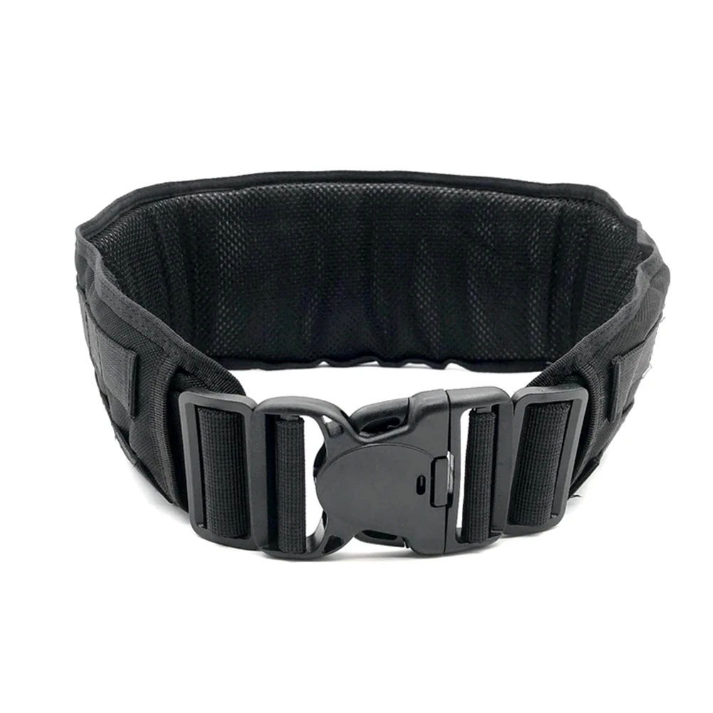 

Belt Utility Web Belt Nylon Heavy Duty Durable Belt with Hook Loop Fastener for Men Women(Black)