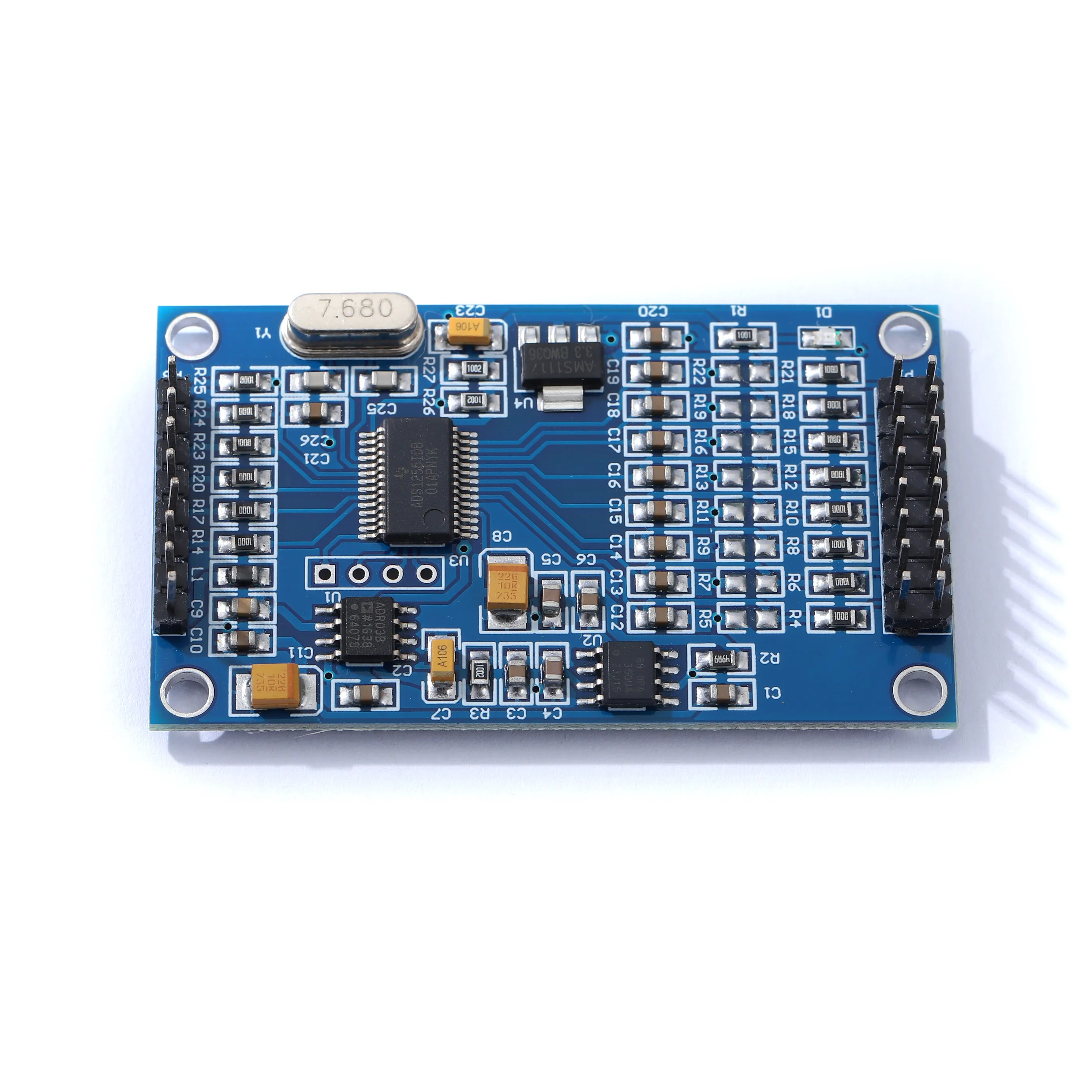 Módulo ADC ADS1256 de 24 bits y 8 canales, ADC de alta precisión, tarjeta de adquisición de datos