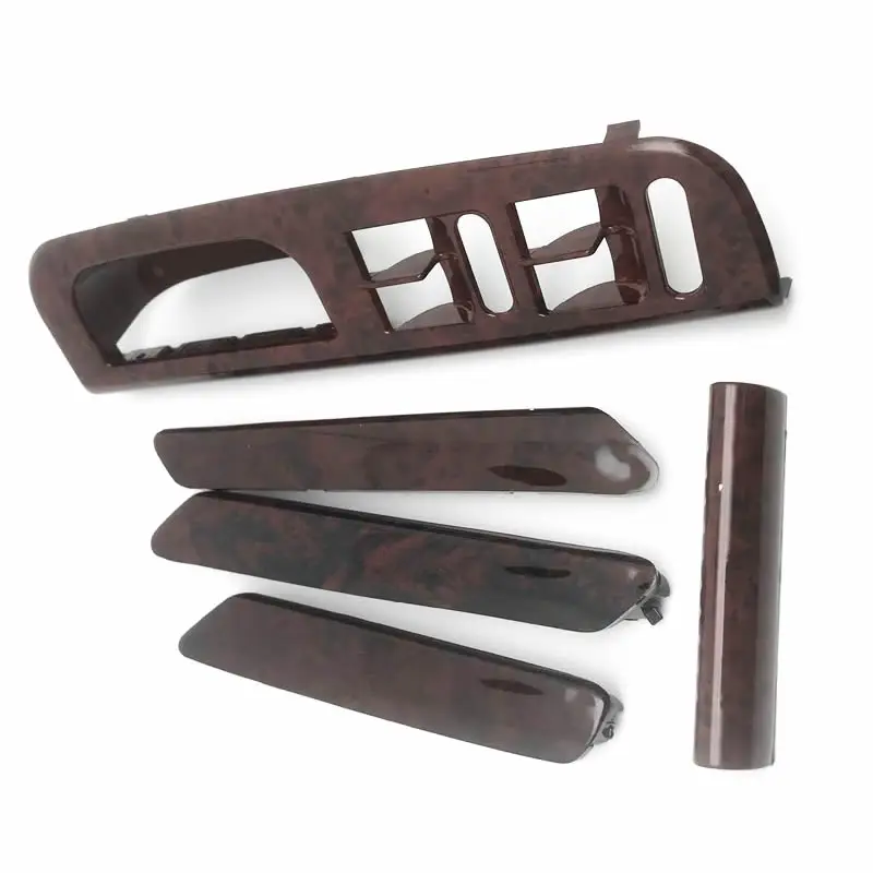 

For VW Passat B5 Cherry Wood Door Handle Window Switch Bracket Control Panel Base Trim Cover 3B1 867 171 F 5 Pieces