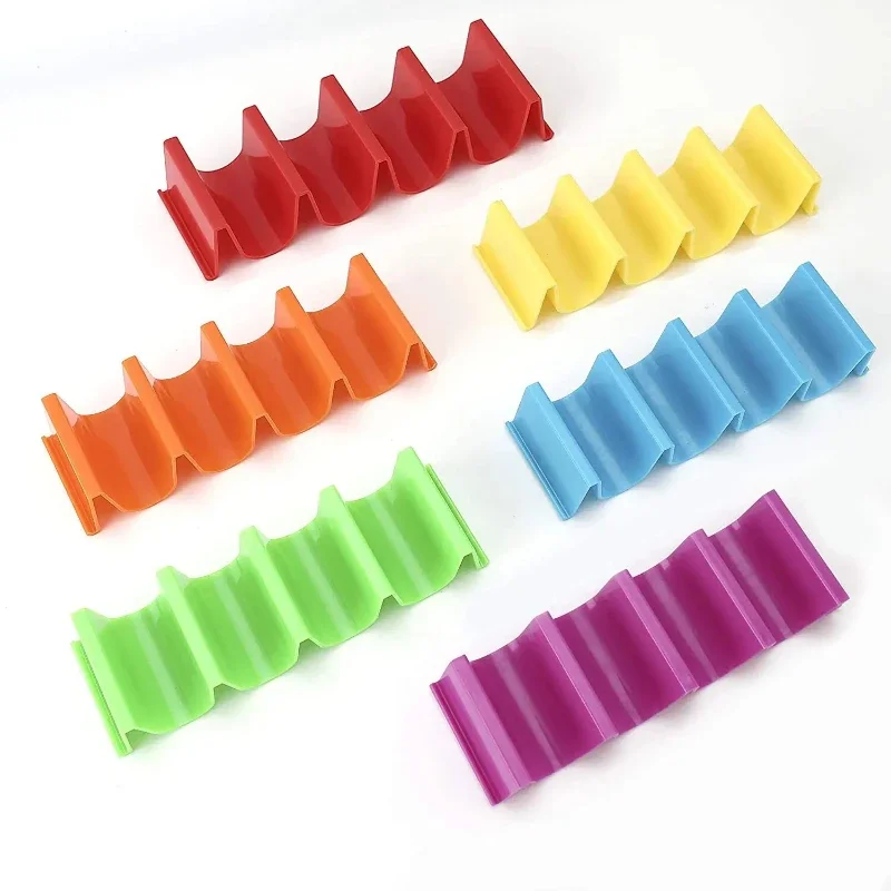 U Type Mexican Roll Rack Taco Holder Wave Shape Tray Holder Taco Cake Pancake Rack Cake Racks for Cafes Creative Pancake Shelf