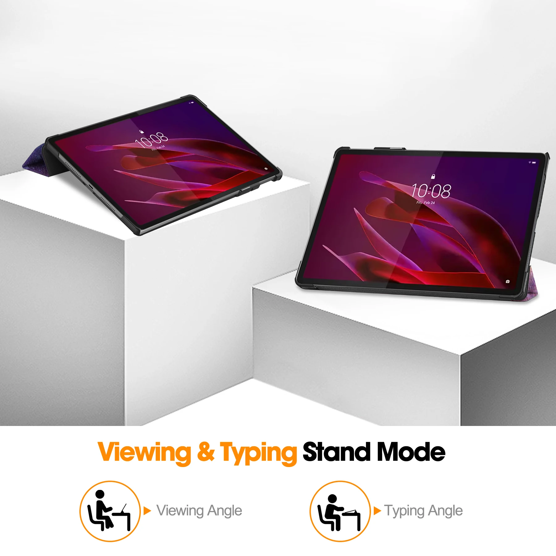 Smart Funda For Lenovo Xiaoxin Pad Pro GT Case 11.1 Inch 2025 Trifold PU Leather Stand Cover for Lenovo Yoga Tab 11.1 TB710FU #R