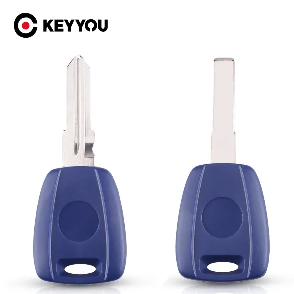 KEYYOU For Fiat 500 Ducato SIP22/GT15R Blade Transponder Chip Key Shell Case Cover