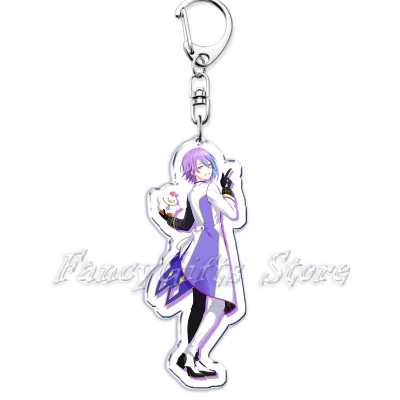 Popular Waifu Hentai Girls boys Keychains Rui Tsukasa Akito Bag VIRTUAL SINGER Wonderlands ShowtimePendant Keyring Jewelry Gifts