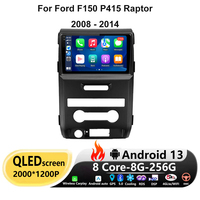 For Ford F150 P415 Raptor 2008 - 2014 Android 13 Car Radio Multimedia Blu-ray QLED Navigation GPS Android Auto BT No 2din