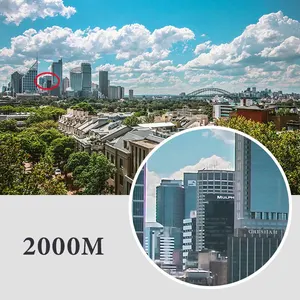 40x22 HD powerful binoculars 2000m long range foldable mini telescope BAK4 FMC Optical for hunting sports outdoor camp 10 Main Sales Binoculo Long range - №7