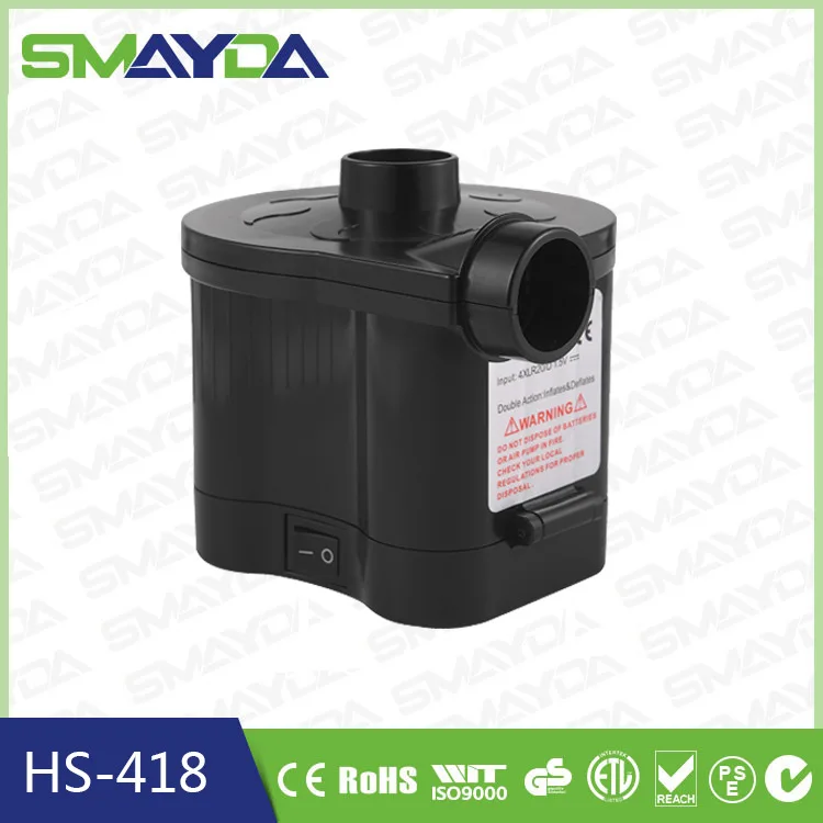 HS418Portable Electric Air Pump High Pressure Fast Inflator Deflator for Air Mattress Inflatable Boat Pool Floats Outdoor Blower - view 2