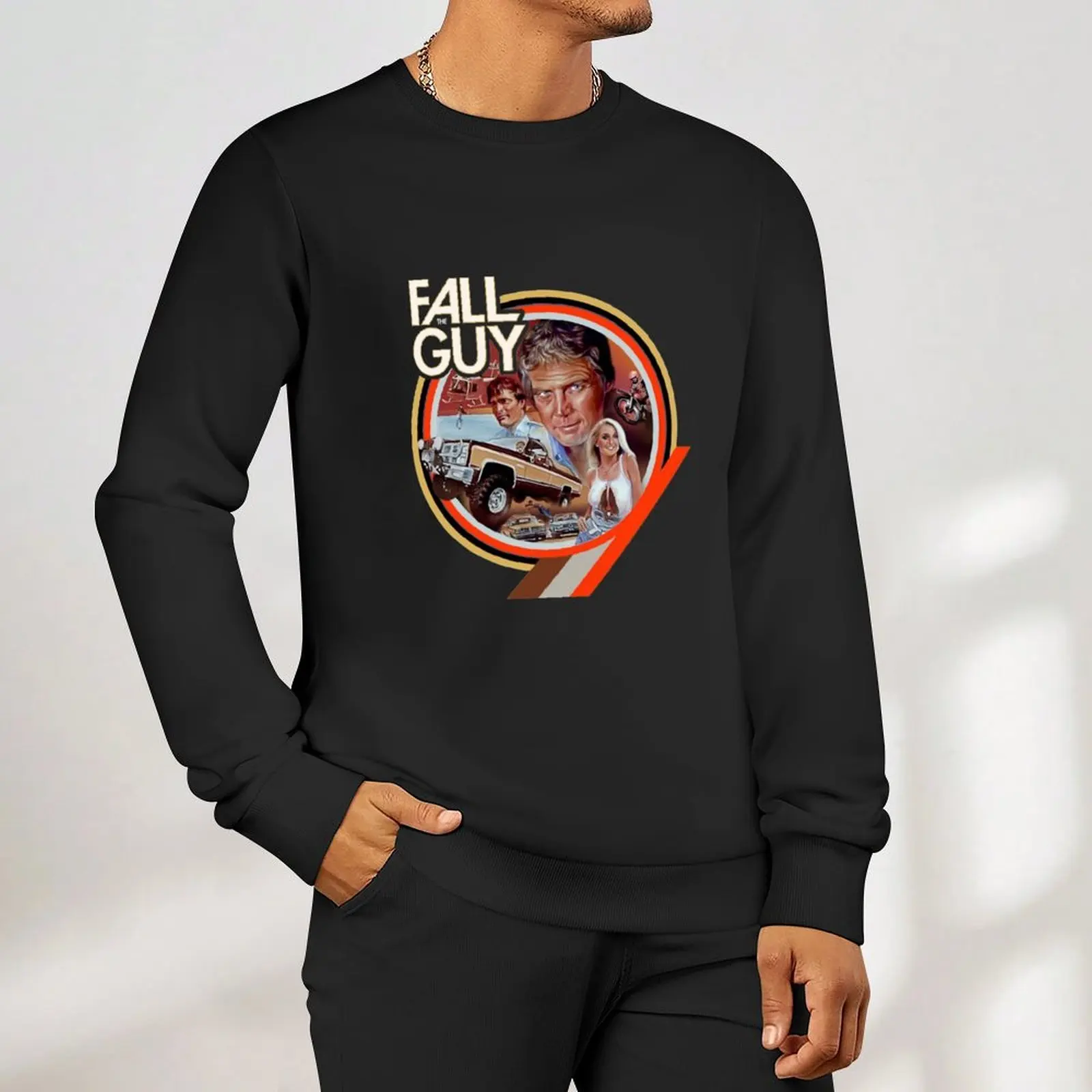 بلوفر The Fall Guy ملابس الخريف للرجال ملابس جمالية سترة شتوية للرجال ملابس كورية