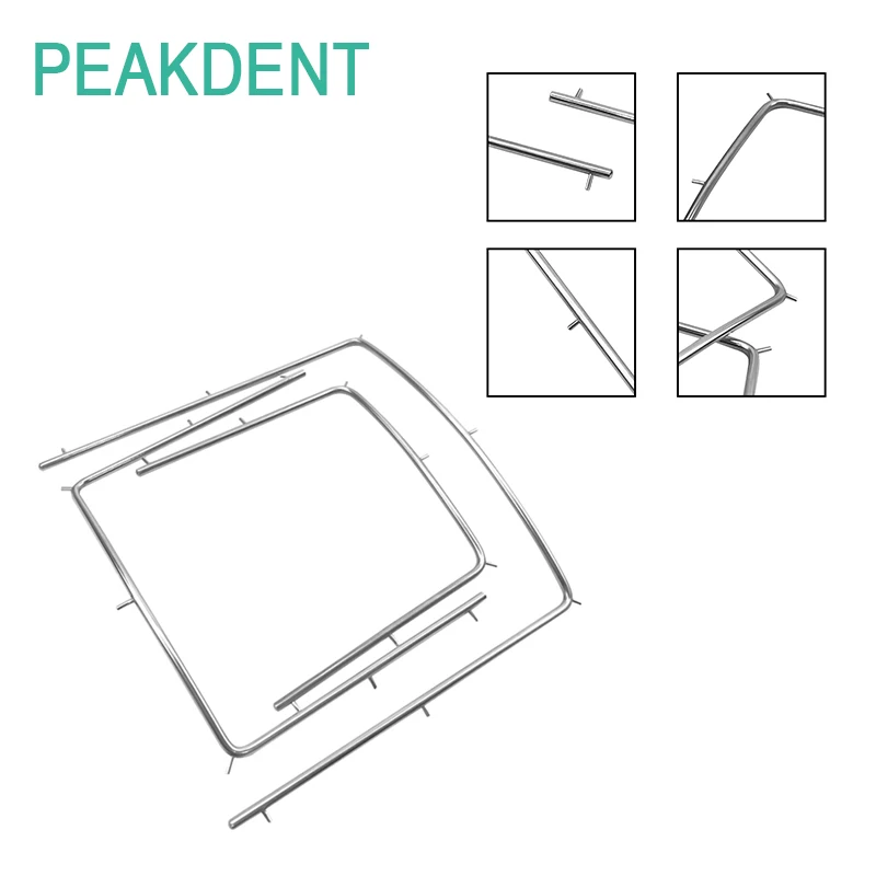 

Dental Stainless Steel Rubber Barrier Bracket Surgical Opening Fixture Material High-Pressure Sterilizer Dentistry Oral Tools