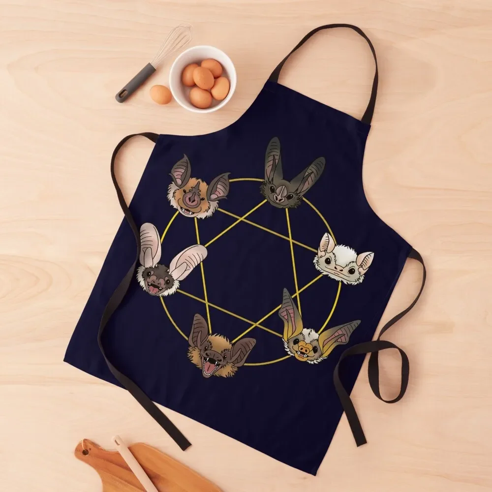 Sigil Bats Apron Chef Uniform For Men kitchen clothes for men Bib For Kitchen Things Home And Kitchen Apron