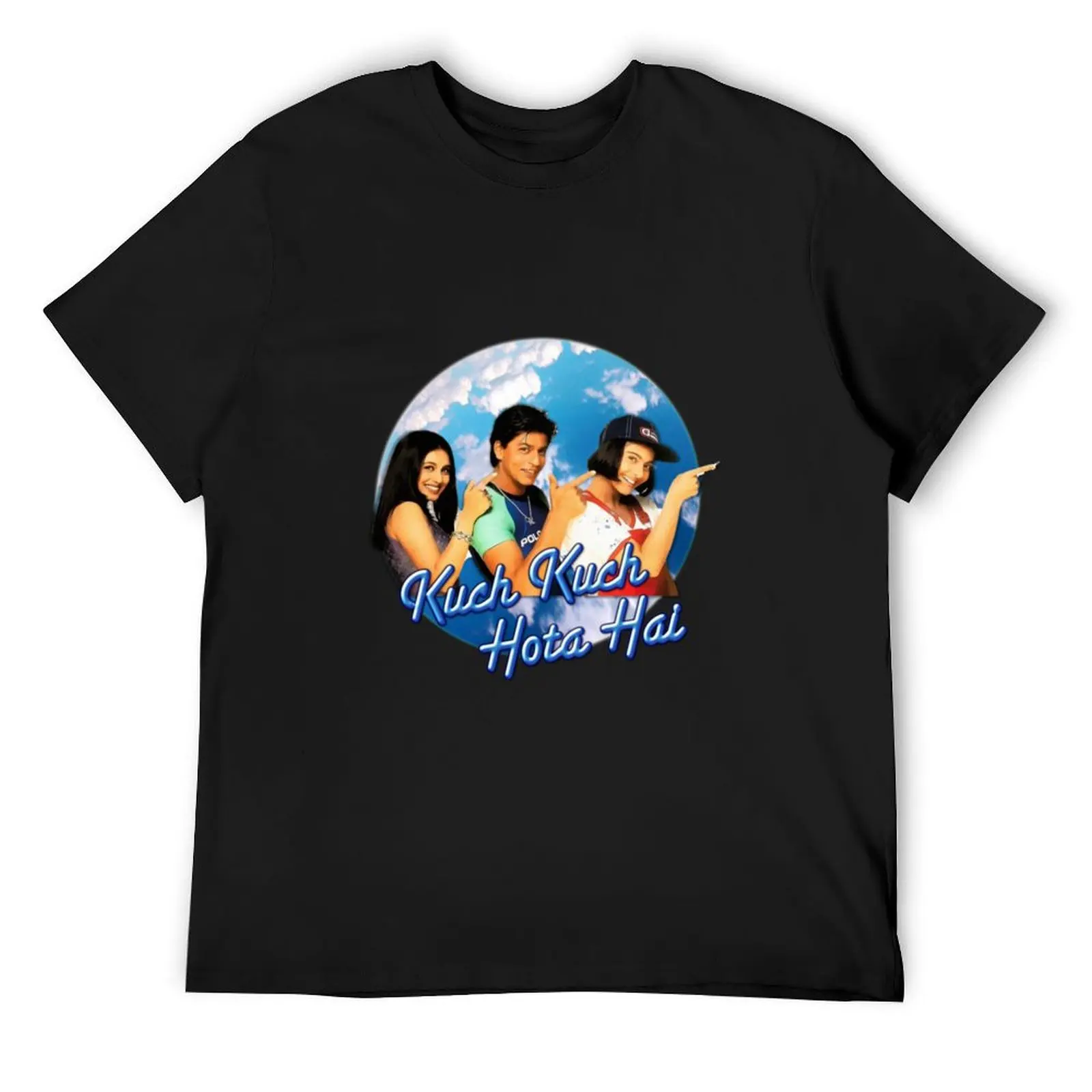 

Shahrukh Khan Vintage DesignKuch Kuch Hota Hai T-Shirt summer tops anime summer top Short sleeve tee men