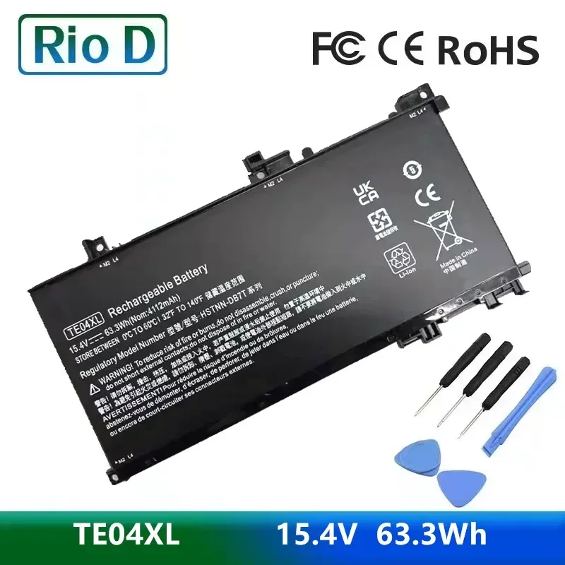 

New TE04XL Laptop Battery for HP OMEN 15-AX200 15- AX218TX 15-AX210TX 15-AX235NF 15-AX202N 15-BC200 HSTNN-DB7T 905277-855