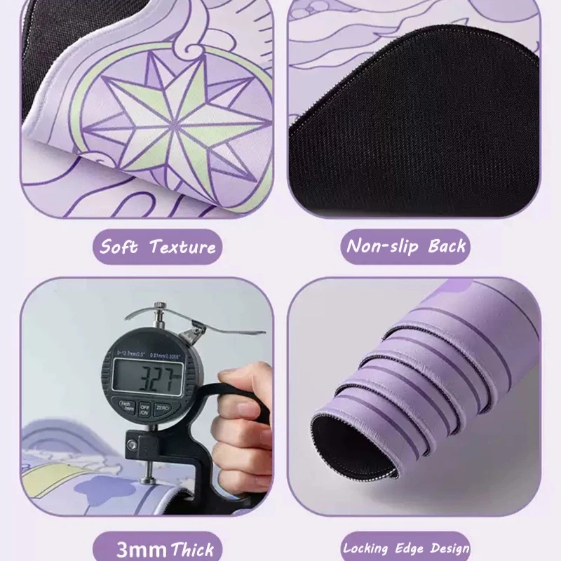 Sanrio Muismat Kuromi Oversized Gamer Toetsenbord Muismat Computer Accessoires Cartoon Kantoor Muismatten Desktop Protectors Mat