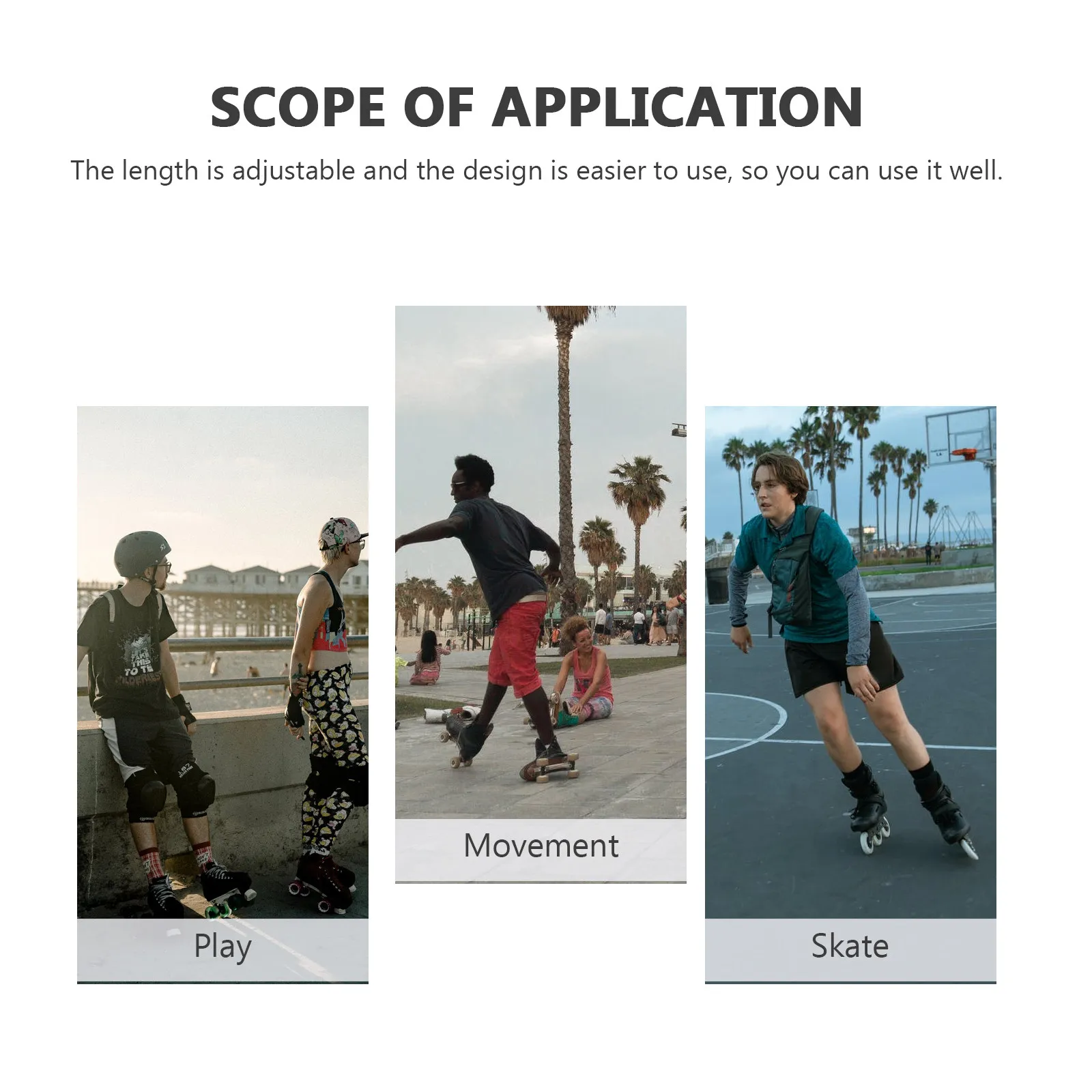 

4pcs Roller Skates Strap Replacement Screw Buckles Adjustable Length Skate Shoes Accessories Durable Material Stable Fixation