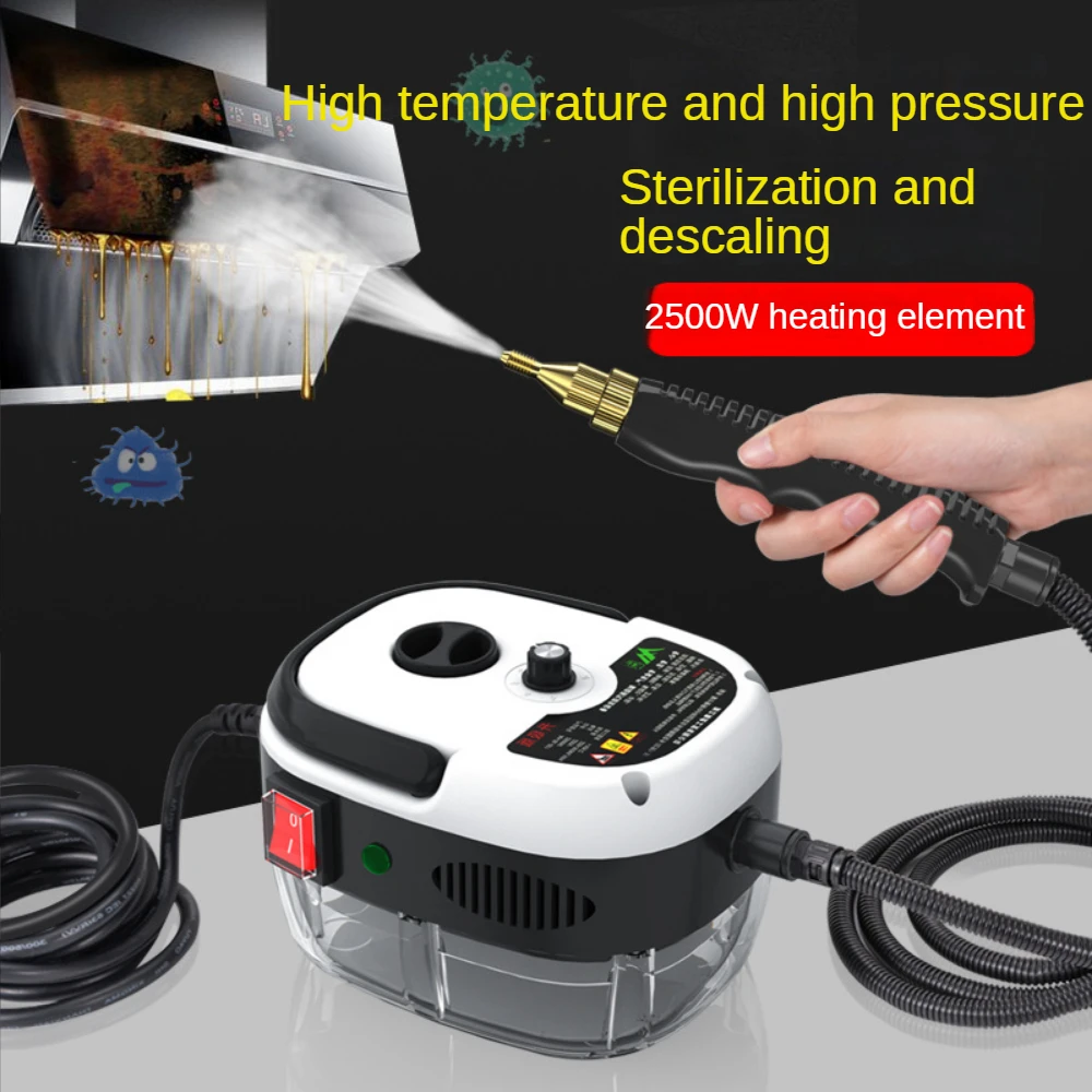 Handheld Steam Cleaner 2500W ,Chemical Free,221℉ High Temperature Pressurized Steam Cleaning Machine Sterilizer Used in Home Car