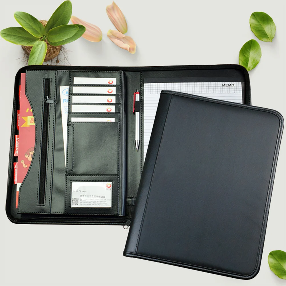 

1Pcs A4 Heavy Duty Zipper File Folder Multi Pocket Portable Document Case for Work Study Travel Conference Report Management