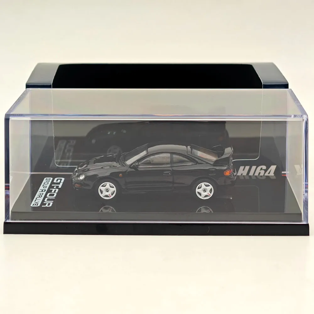 Hobby Japan 1/64 for CELICA GT-FOUR ST205 JDM STYLE Black HJ642064ABK Diecast Models Car Collection Toys Gift