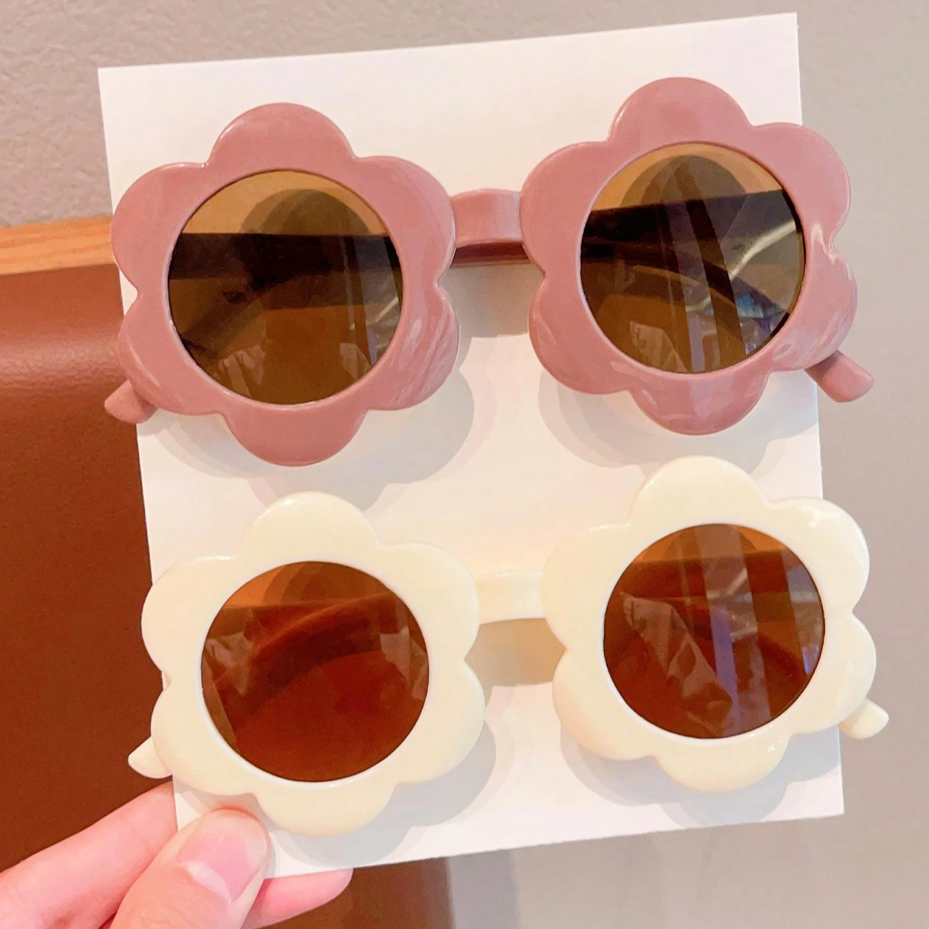 2 pçs bonito moda girassol crianças moda óculos de proteção