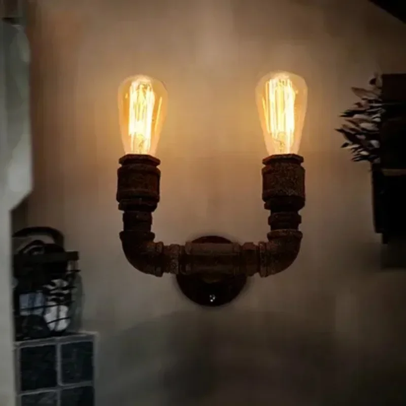 Lamp brief modern stair balcony lamps vintage nostalgic bar counter wall lamp