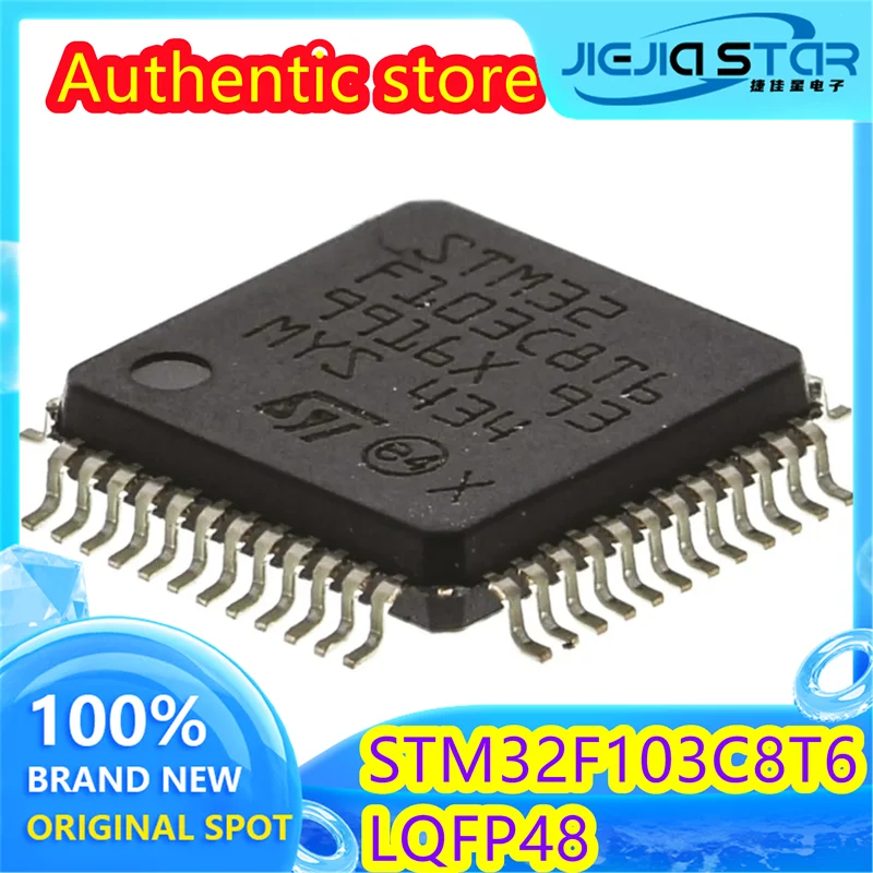 

(3/30 pieces) STM32F103C8T6 LQFP-48 ARM Cortex-M3 32-bit microcontroller-MCU Original authentic spot delivery fast