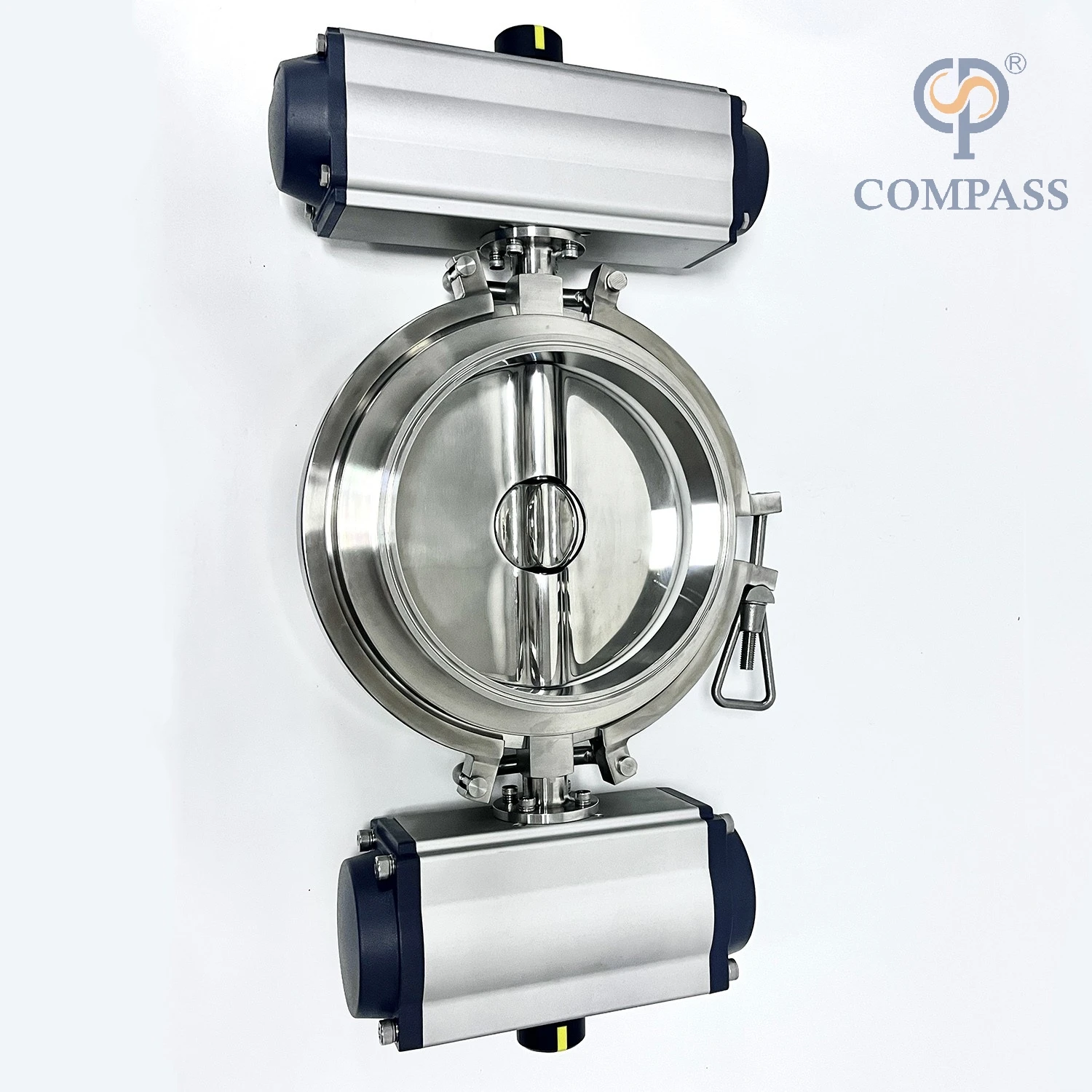 Compass Sanitary Stainless Steel Double Rotor Metering Valve New Rotary Double Dosing Butterfly Valve Powder Charging